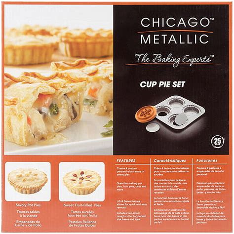 chicago metallic baking sheet|Chicago metallic cup pie set.